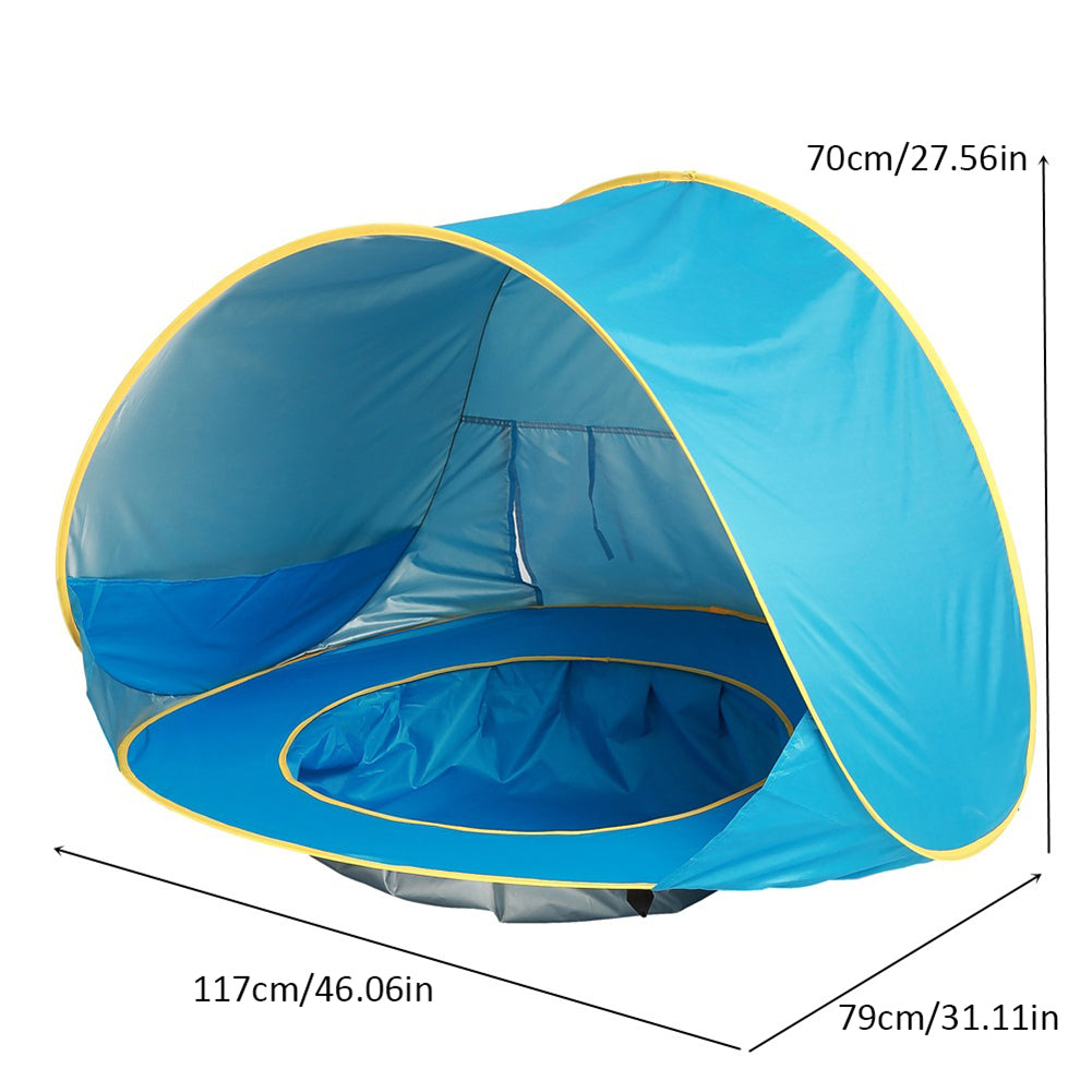 pop up zelt baby Baby Pop-Up Beach Tent: Sunshade & Mini Pool – Artisan Charms