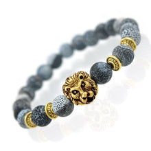 Antique Blue Ash Lion Bracelet