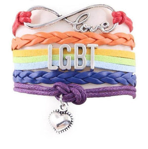 Infinity Love LGBT Bracelet